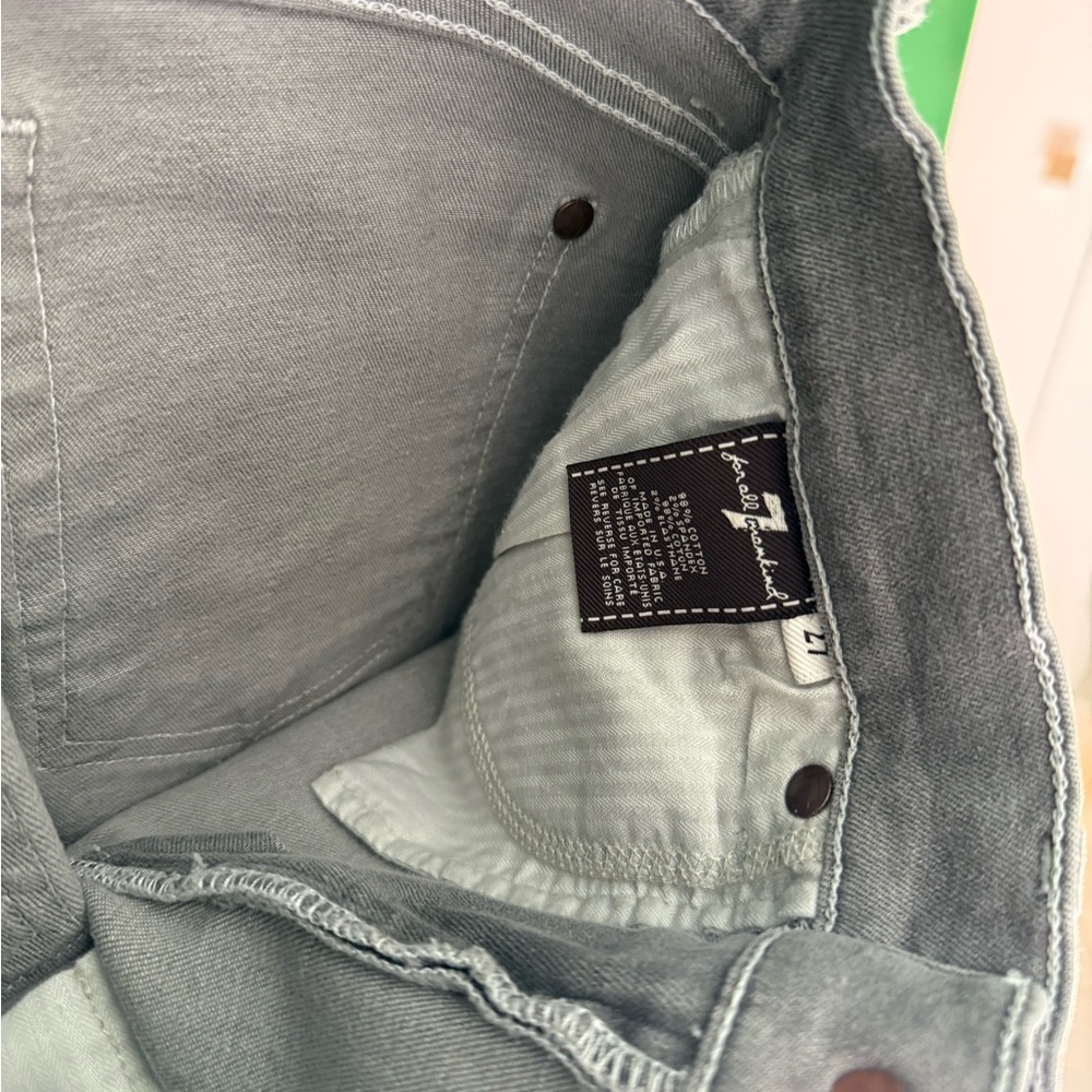 7 For All Mankind Women’s Gray Jeans